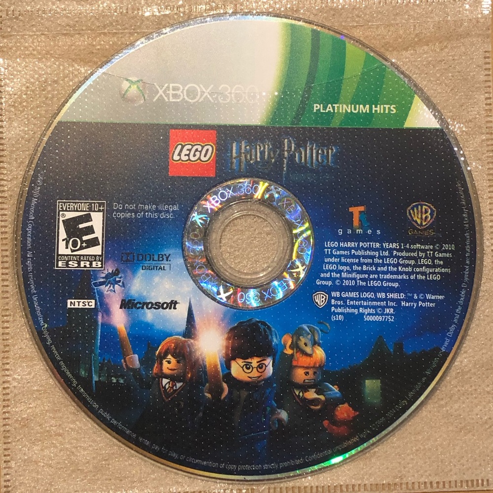 3/$40 LEGO Harry Potter - Xbox 360 Disc Only